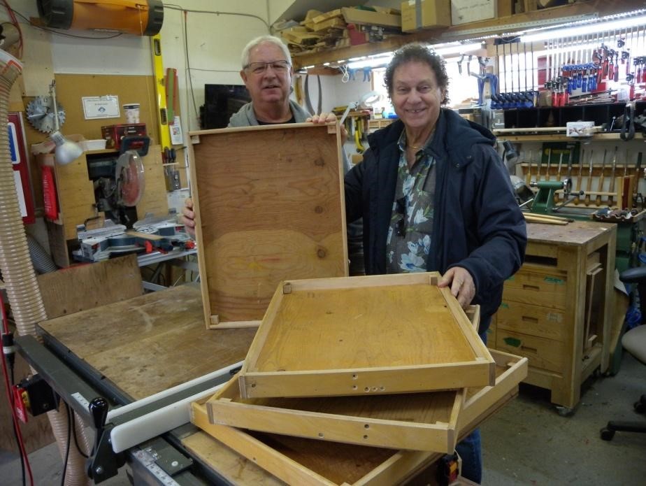 Tool wood trays for Burnaby Neighbourhood House